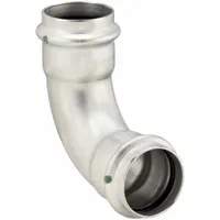 VIEGA PROPRESS Crimp Elbow Fitting: 2 in CTS x 2 in CTS Size, 90° Elbow, Press-fit x Press-fit, EPDM (MPN 80425)