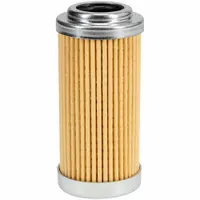 Cartridge-type hydraulic fluid filter with cellulose media for contaminant removal. 7/8 in inside diameter. Includes O-ring for sealing. Compatible with MP Filtri vehicles