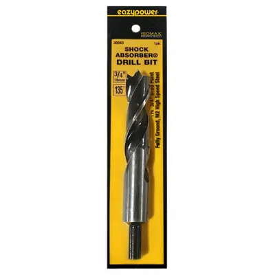 EAZYPOWER: 3/4 in Drill Bit Size (MPN 30043) - High-Speed Steel Brad-Point Drill Bits