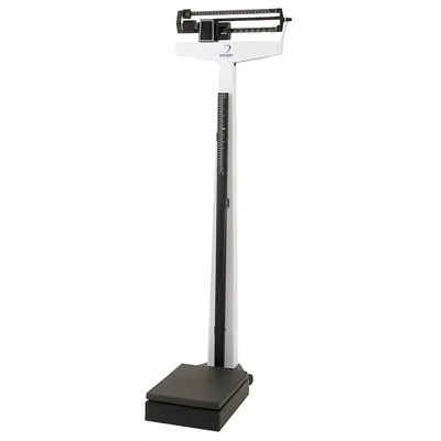 DORAN Medical Scale: Mechanical, kg/lb, 10 1/2 in Weighing Surface Wd - Physician Scales
