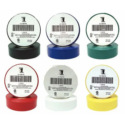 OEM Insulating Electrical Tape Kit, 20 yd Length, 7 mil Thick, Vinyl/Rubber, 600 V - Insulating Electrical Tape Kits