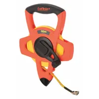CRESCENT LUFKIN Long Tape Measure: Nonmagnetic Single Hook Tip, 30 m, Plastic with Rubberized Grip (MPN FM030CM)