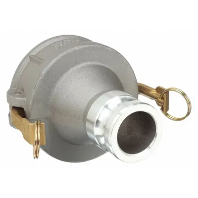 DIXON VALVE & COUPLING Cam and Groove Adapter: 100 psi Max. Working Pressure @ 70 F, 6 11/32 in Overall Lg - Type DA Aluminum Cam & Groove Fittings