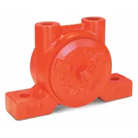 VIBCO Pneumatic Vibrator: 900 lbf, 4,500 vpm, 1/2 in NPT, BVS, 77 dBA, Cast Iron, Continuous (MPN BVS-510)