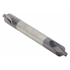 APPROVED VENDOR Plain-Tip Center Drill, #2/0, 60°, AlTiN Coated Carbide, Double End, 1 1/2 in Overall Length, 300-001001B