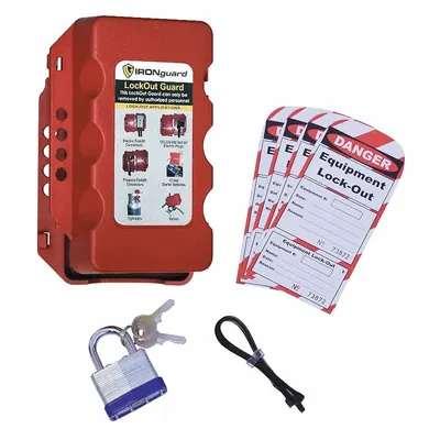IDEAL WAREHOUSE INNOVATIONS, INC. Equipment Lockout System: 70-1186, 70-1186 - Lockout Tagout Equipment for Forklifts