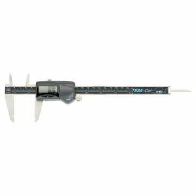 TESA BROWN & SHARPE TESA-CAL IP67, 8 inch/200 mm, with thumb roller - Digital Calipers without SPC Output for Harsh Environments