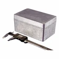 HAMMOND Enclosure: Die-Cast Aluminum, 6 in x 3 in x 3 in, NEMA 1/12/13/4/4X, Solid Cover, Screw On (MPN 1550Z117)