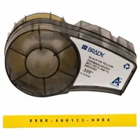 Sleeve Label: 11/32 in, Polyolefin, Yellow (Matte), For 10 AWG to 20 AWG Wire Gauge (MPN M21-187-C-342-YL)