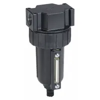 PARKER Compressed Air Filter: Particulate, 3/8 in NPT, 5 micron, 80 cfm, 250 psi Max Op Pressure (MPN 06F28BC)