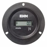 ENM Hour Meter: Hour Meters, Front Panel Mounting, Digital, 4.5 V AC/DC – 60 V AC/DC, LCD, Tenth (MPN TB44B65A)