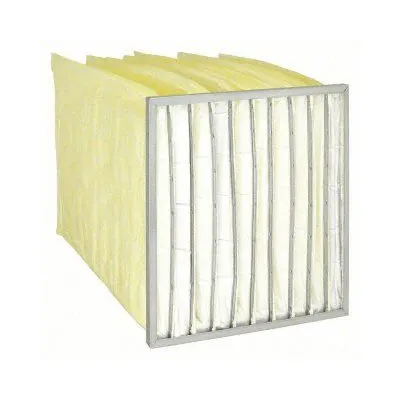 OEM Pocket Air Filter: 24 in x 24 in x 30 in, MERV 15, Yellow, Synthetic - MERV 15 Pocket Air Filters