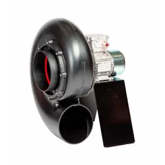 This direct-drive blower is designed for hazardous locations where corrosive atmospheres or combustible dusts are present. It includes a drive pack and features a 1/2 hp, 115/230V AC, single-phase totally enclosed motor with CCW rotation. Suitable for ventilation, exhaust, and process air handling in industrial environments.