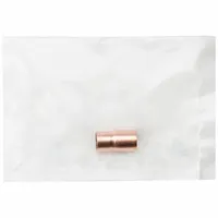 STREAMLINE Sweat Fitting Adapter: 1 in CTS x 3/4 in CTS, FTG x Cup, No Center Stop, Wrot Copper (MPN W 01337CB)
