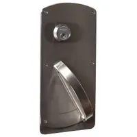 SCHLAGE Door Lockset: Office Lever Locksets, Stainless Steel, ADA Compliant, Ligature-Resistant (MPN L9456P HSLR 630 LH)