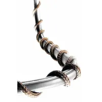 BRISKHEAT Heating Cord: 482°C Op Temp - Max, 12 ft Overall Lg, 1/4 in Overall Wd, 3/16 in Thick, HTC (MPN HTC451003)