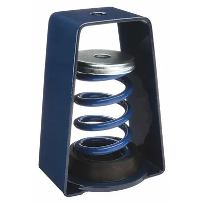 MASON Hanger-Mount Vibration Isolator: Spring, 210 lb Capacity, 2 7/8 in Wd, 2 1/2 in Dpth - Spring-Style Hanger-Mount Vibration Isolators