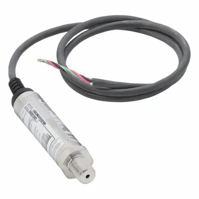 ASHCROFT Sanitary Pressure Transmitter: 1/4 in, 0 to 500 psi, 4 to 20mA, Cable & Wire Leads - Sanitary Pressure Transmitters with Cable & Wire Leads