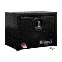 BUYERS PRODUCTS Underbody Truck Box: Underbody Truck Box, Single Drop-Down Door Door, Black, Keyed (MPN 1725149)