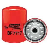 BALDWIN FILTERS Fuel Filter: Spin-On, 4 7/16 in Outside Dia, 7/8"-14 Thread Size, Cellulose, BF7717