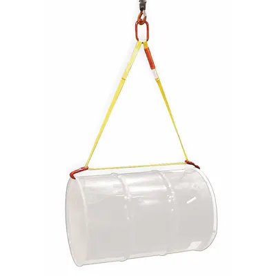 LIFT-ALL Drum Sling: Metal, 1,500 lb Wt Capacity, For 24 in Min. to Max. Drum Dia - Drum Lifting Hooks