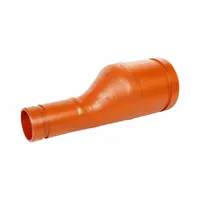 GRUVLOK Metal Pipe Elbow: Eccentric Reducer, 4 in x 2 in, Grooved x Grooved, 10 in Lg (MPN 0390137248)