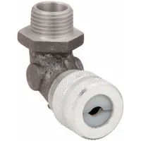 Liquid Tight Cord Connector: Aluminum, 3/8 in MNPT, 0.31 in to 0.38 in, Silver (MPN NHC1011)