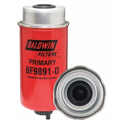 BALDWIN FILTERS Fuel Filter: Cartridge, 7 11/16 in Overall Lg, 3 3/16 in Outside Dia - Can-Type Fuel/Water Separators