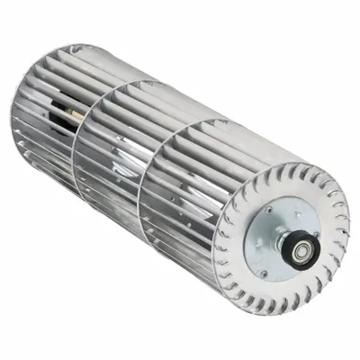 BERNER Blower Wheel, 14 in Overall Length, Aluminum, 4 1/2 in x 4 1/2 in - Blower Wheels