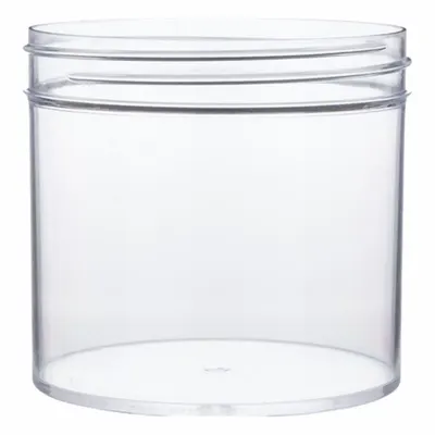 QORPAK Laboratory Jar: Polystyrene, 32 fl oz, 400.05 mm Body Dia - Polystyrene Lab Jars