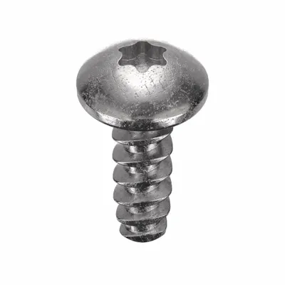 TAMPER PRUF SCREW Thread Forming Screw: #2 Size, 1/4 in Lg, Stainless Steel, Plain, Torx Plus - Pan Head Sheet Metal Screws
