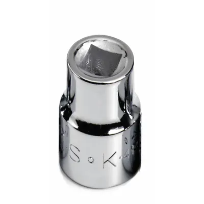 SK PROFESSIONAL TOOLS Socket: SAE, 3/8 in Drive Size, 1/4 in Socket Size, 4-Point, Std - 3/8" Drive Hand Sockets
