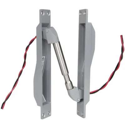 ABH Power Transfer: 24V DC/120 V AC, 5 A Current, Metal, 1 3/4 in Overall Lg - Electric Power Transfer Units for Door Alarms