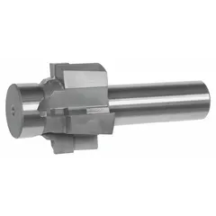 This solid pilot port tool is used to machine or finish SAEJ1926/SAEJ514 hydraulic ports in metal components. It creates precise sealing surfaces for O-ring face seal fittings, commonly required in fluid power systems for industrial machinery and mobile equipment.
