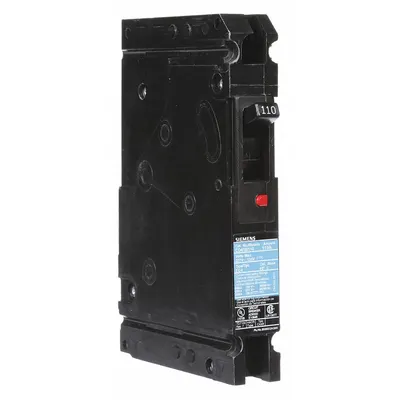 Siemens Molded Case Circuit Breaker: 110 A Amps, 22kA at 277V AC, Fixed, Load Side Lug - ED-Frame Siemens Molded Case Circuit Breakers