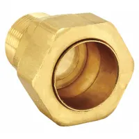 PARKER Compression Fitting Adapter: 1 in OD x 3/4 in Pipe Fitting Size, Compression x MNPT, 5 PK (MPN 68CA-16-12)
