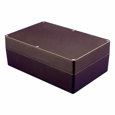 HAMMOND Enclosure: Die-Cast Aluminum, 8 in x 5 in x 3 in, NEMA 1/12/13/4/4X, Solid Cover - Aluminum Enclosures