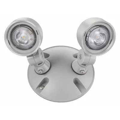 LITHONIA LIGHTING Remote Head: LED, Plastic, Ceiling/Wall, 1 W Lamp Watt, 2 Lamps, 3.6 V - Plastic Wet Location Remote Heads