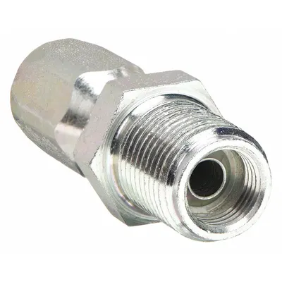 AEROQUIP Hydraulic Hose Fitting: -4 For Hose Dash Size, 7/16 in x 3/16 in Fitting Size - Steel Reusable Hydraulic Hose Fittings
