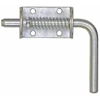 Spring Latch Assembly: Spring Latch Latch, 2 3/8 in Handle Lg, Carbon Steel, 1/2 in Bolt Wd (MPN B2595SH)