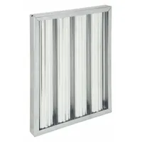 OEM Grease Filter: 20 in x 16 in x 2 in, Galvanized Steel, Baffle (MPN 5C107)