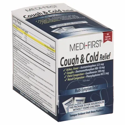 MEDIQUE Cough and Cold Reliever: Acetaminophen/Dextromethorphan - Cough & Cold Relievers
