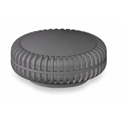INNOVATIVE COMPONENTS Hand Knob: Knurled, Plastic, 1/4"-20 Thread - Knurled Knobs with Threaded Hole
