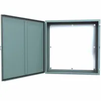 HAMMOND Electrical Enclosure: Steel, 36 in x 36 in x 12 in, NEMA 12/13, w/Panel, Solid Cover, Hinged (MPN 1418LL12)