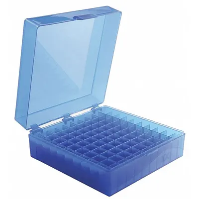 HEATHROW SCIENTIFIC Rectangular Storage Box: 6 in Overall Wd, 2 1/4 in Overall Ht, 5 5/8 in Overall Lg - Lab Storage Boxes