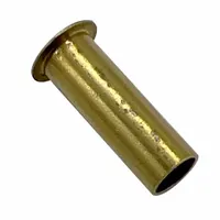 PARKER Tube Insert: 14 mm OD Fitting Size, Compression, Brass, 18 mm Overall Lg (MPN 0127 14 00)