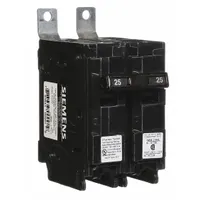Miniature Circuit Breaker: 25 A Amps, 120/240V AC, 2 Poles, Std (MPN B225H)