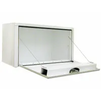 BUYERS PRODUCTS Underbody Truck Box: Underbody Truck Box, Single Drop-Down Door Door, White, Steel (MPN 1702405)