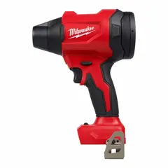 Battery-powered handheld blower with three selectable speeds. Delivers up to 39 cfm air flow and 570 mph air speed. Suitable for precision blowing tasks such as cleaning debris from machinery, workbenches, and tight spaces.