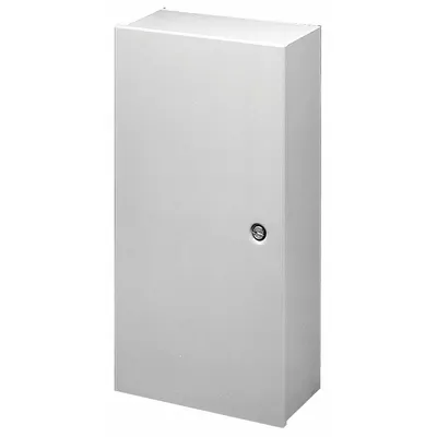 HOFFMAN Enclosure: Steel, 42 in x 36 in x 9 in, NEMA 1, Solid Cover, Hinged - Steel Indoor Enclosures with Hinged Covers